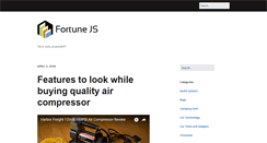 Desktop Screenshot of fortunejs.com