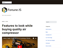 Tablet Screenshot of fortunejs.com